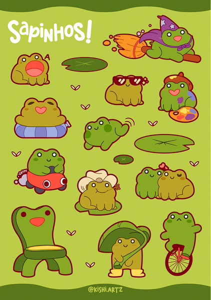 Stickers | Sapinhos