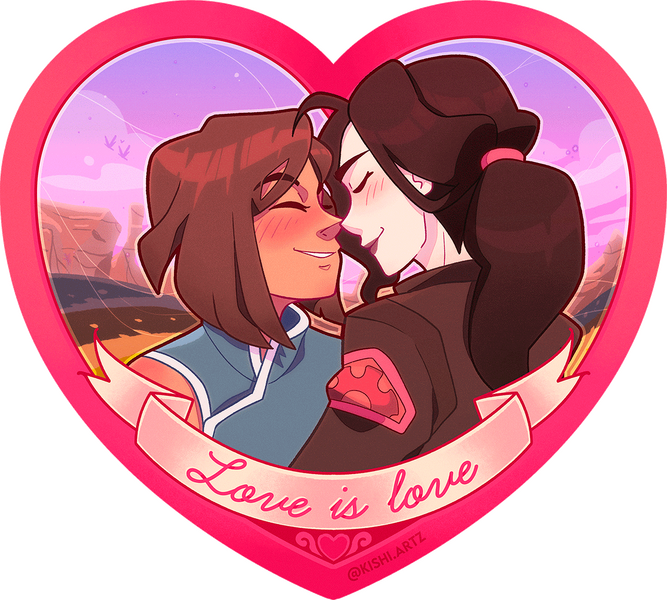 Stickers Love is Love | Korrasami