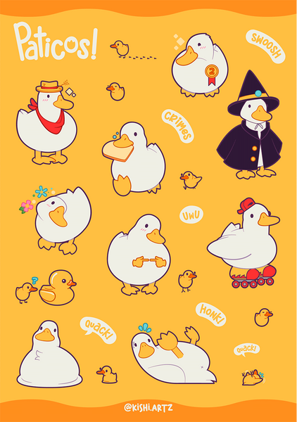 Stickers | Patinhos
